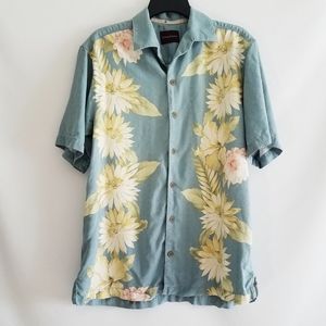 Tommy Bahama Floral Short Sleeve Button Down Shirt